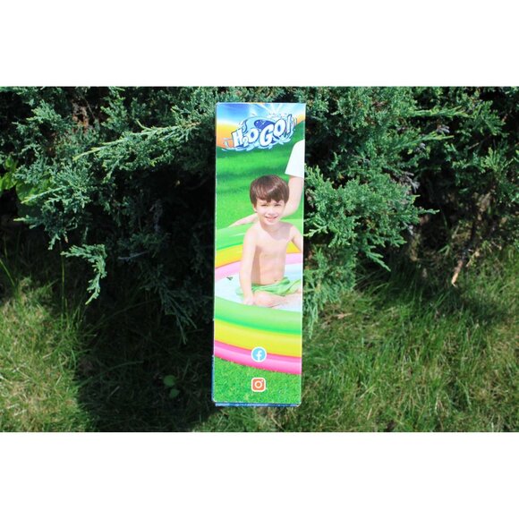 Bestway H2OGO! Summer Set Pool Kids Ages 2+ Soft Inflatable Floor 6ft x 15in - Picture 4 of 6